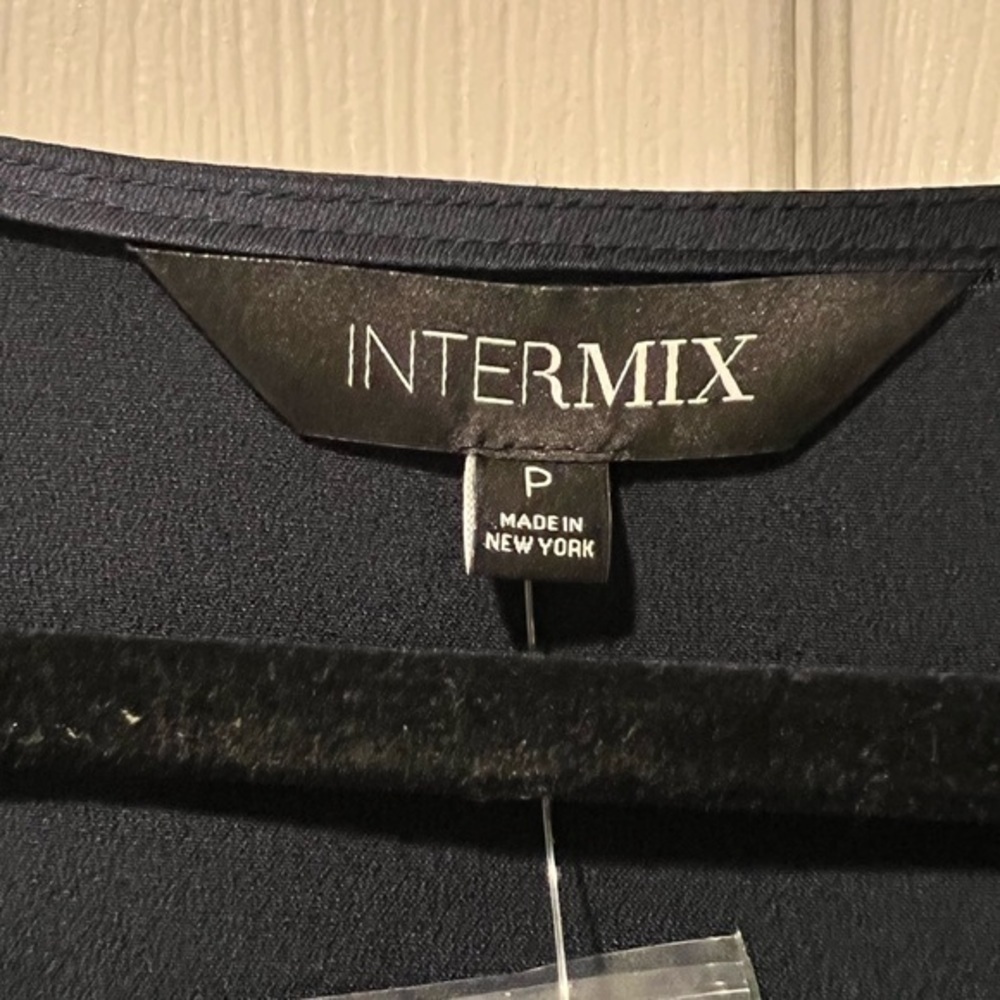 NWT INTERMIX MIDNIGHT BLUE TOP SIZE P - Picture 2 of 10
